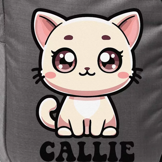 Callie Cute Kitty Cat Design For Name Callie Impact Tech Backpack