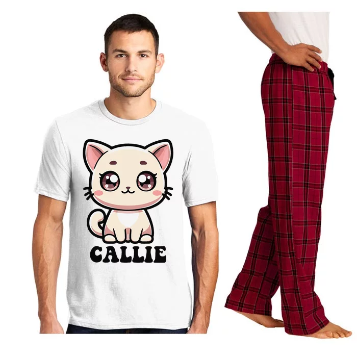 Callie Cute Kitty Cat Design For Name Callie Pajama Set