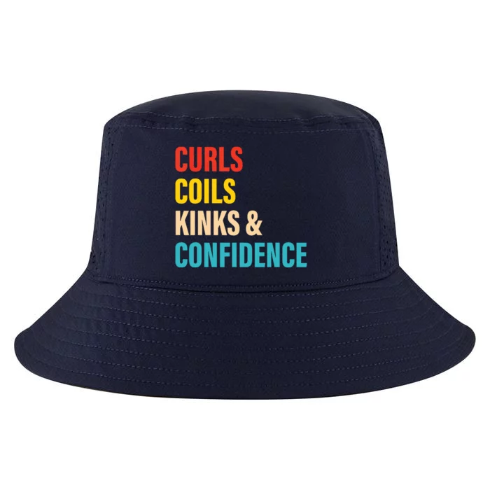 Curls Coils Kinks Confidence Apparel Cool Comfort Performance Bucket Hat