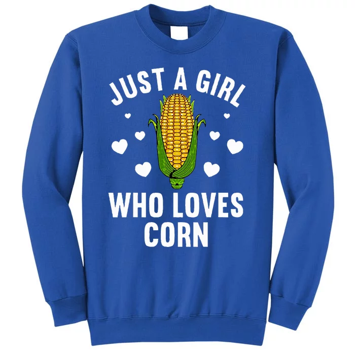 Cute Corn Kernel Corn Cob Lovers Tall Sweatshirt