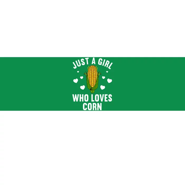 Cute Corn Kernel Corn Cob Lovers Bumper Sticker