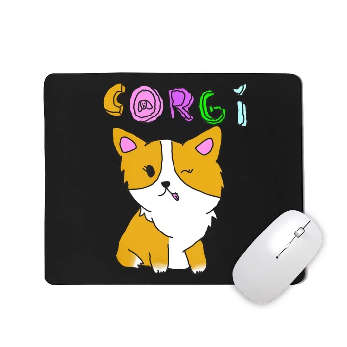 Cute Corgi Kawaii Dog Mousepad