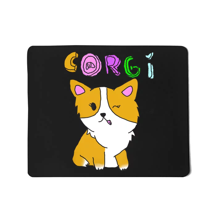 Cute Corgi Kawaii Dog Mousepad