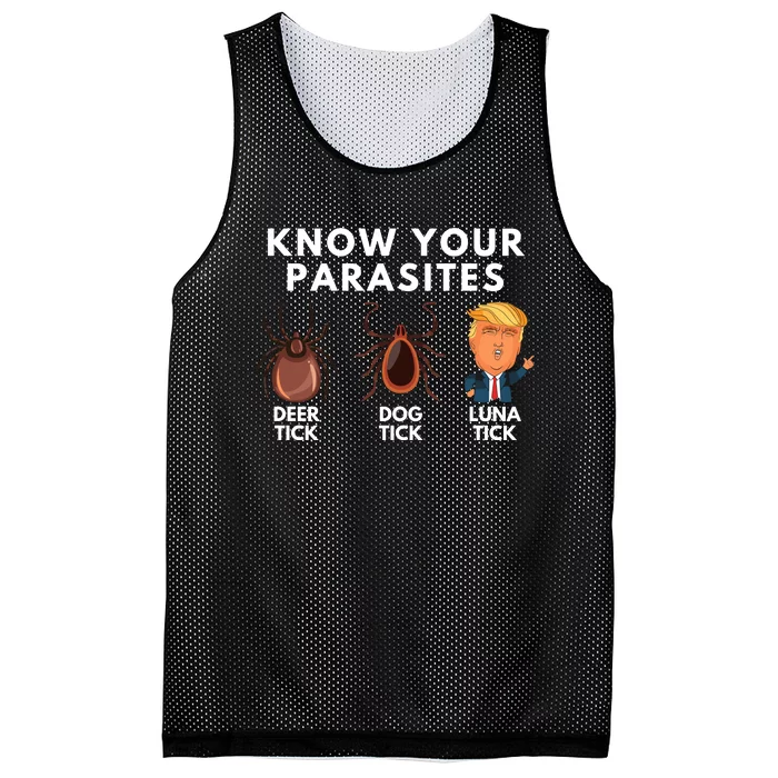 Comfort Colors Know Your Parasites Mesh Reversible Basketball Jersey Tank