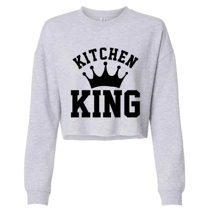 Chef Cook Kitchen Cooking Culinary Gift Cropped Pullover Crew