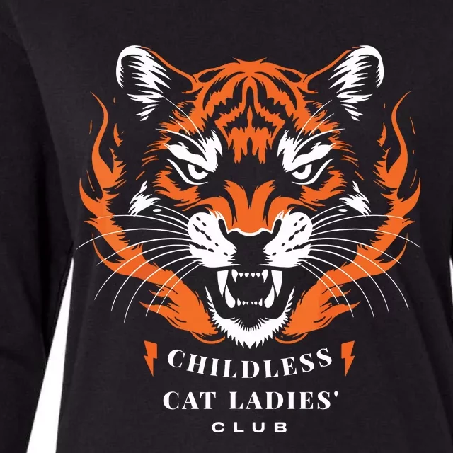 Childless Cat Ladies Womens Cotton Relaxed Long Sleeve T-Shirt