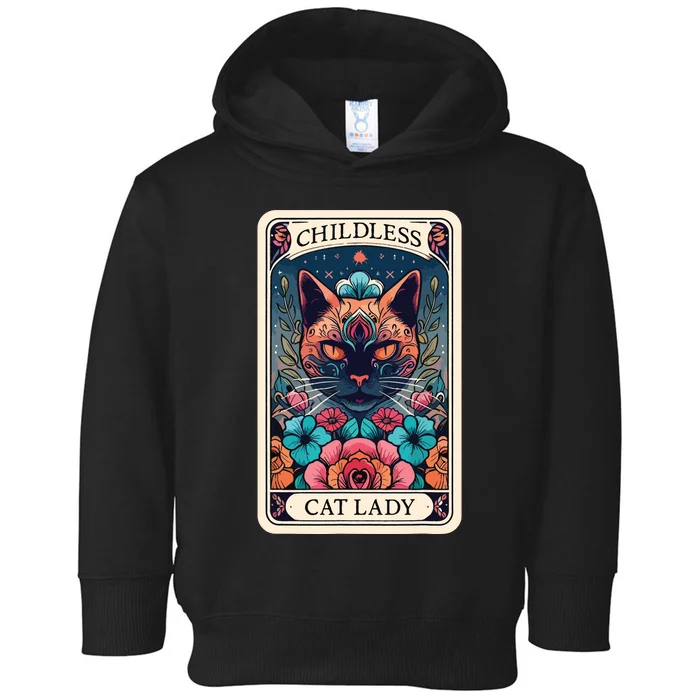 Childless Cat Lady Tarot Card Toddler Hoodie