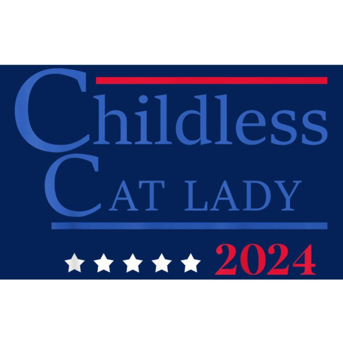 Childless Cat Lady 2024 Ladies Is Voting Kamala Bumper Sticker