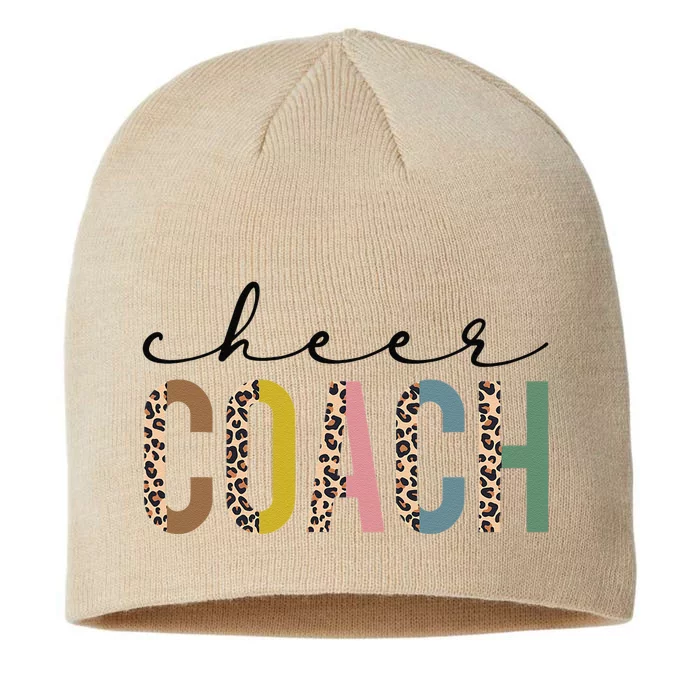 Cheer Coach Leopard Cheerleading Props Cute Cheer For Coach 8 1/2in Sustainable Knit Beanie