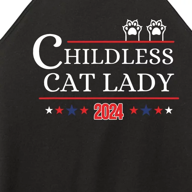 Childless Cat Lady 2024 Women’s Perfect Tri Rocker Tank