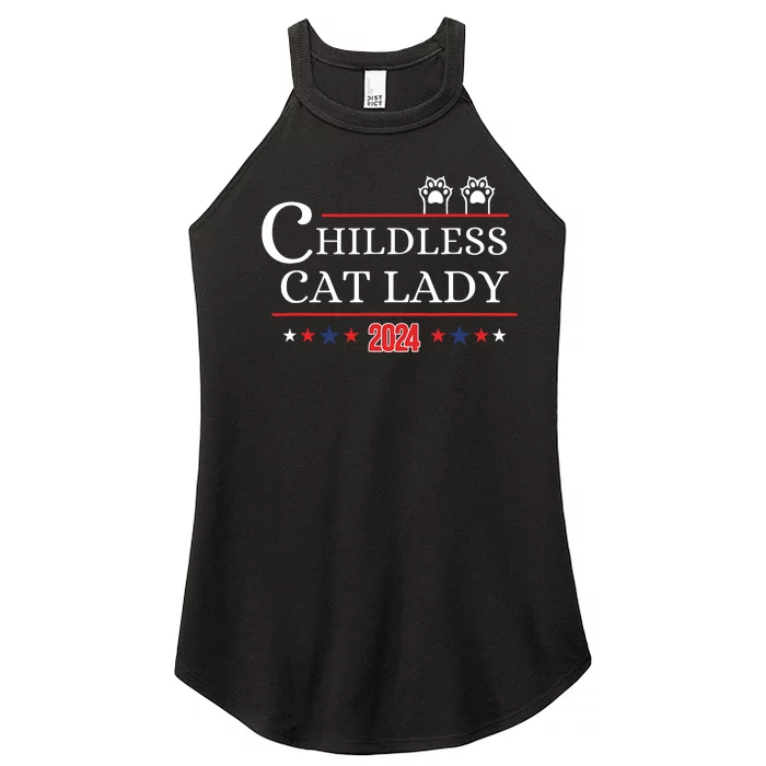 Childless Cat Lady 2024 Women’s Perfect Tri Rocker Tank