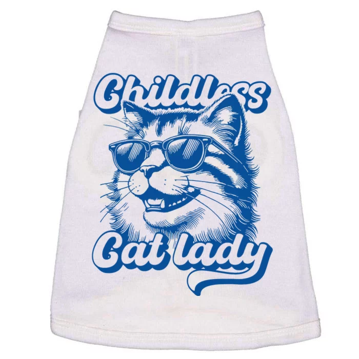 Childless Cat Lady Funny Cat Lover Doggie Tank