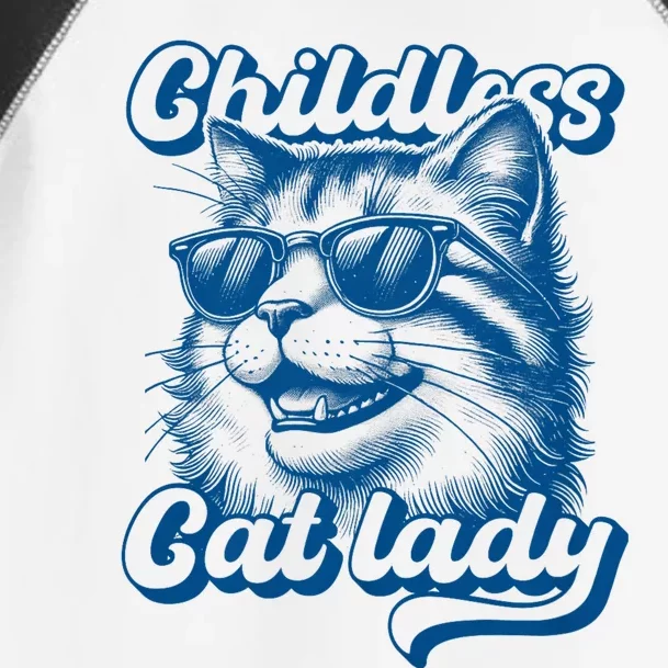 Childless Cat Lady Funny Cat Lover Toddler Fine Jersey T-Shirt