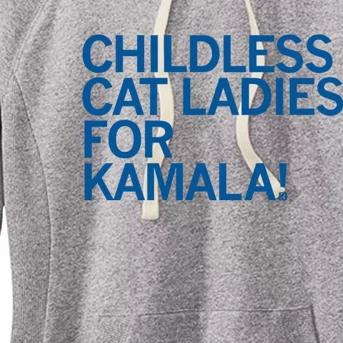 Childless Cat Ladies For Kamala Women's Fleece Hoodie