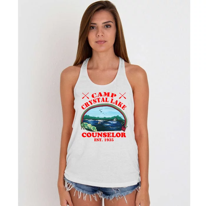 Camp Crystal Lake Women's Knotted Racerback Tank