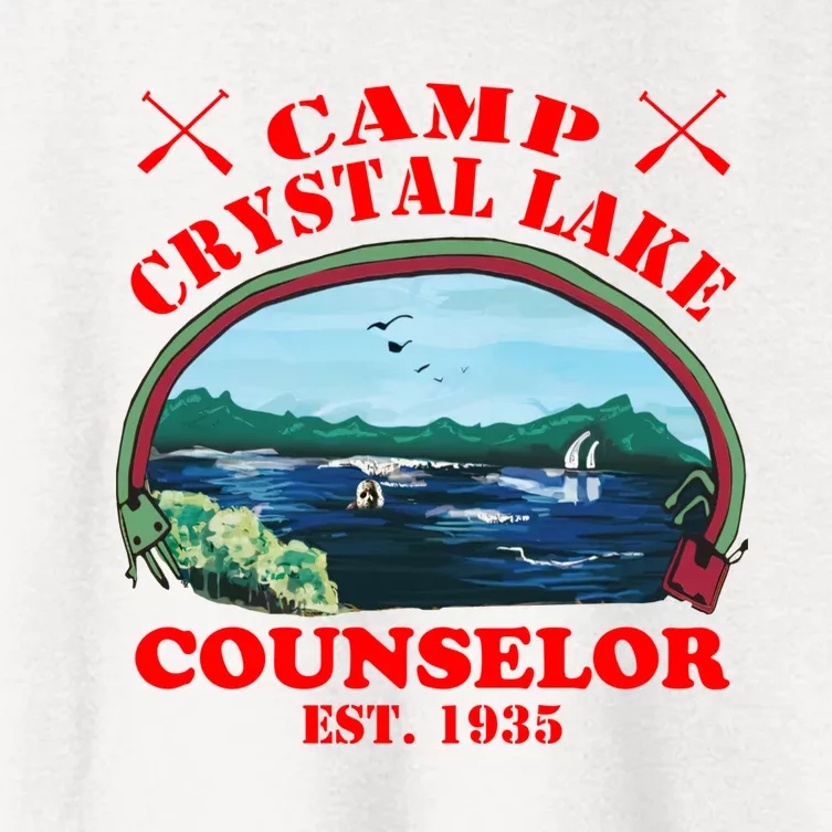 Camp Crystal Lake Women's Crop Top Tee