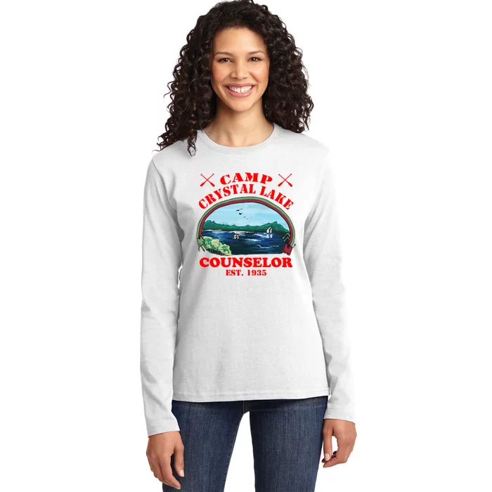 Camp Crystal Lake Ladies Long Sleeve Shirt