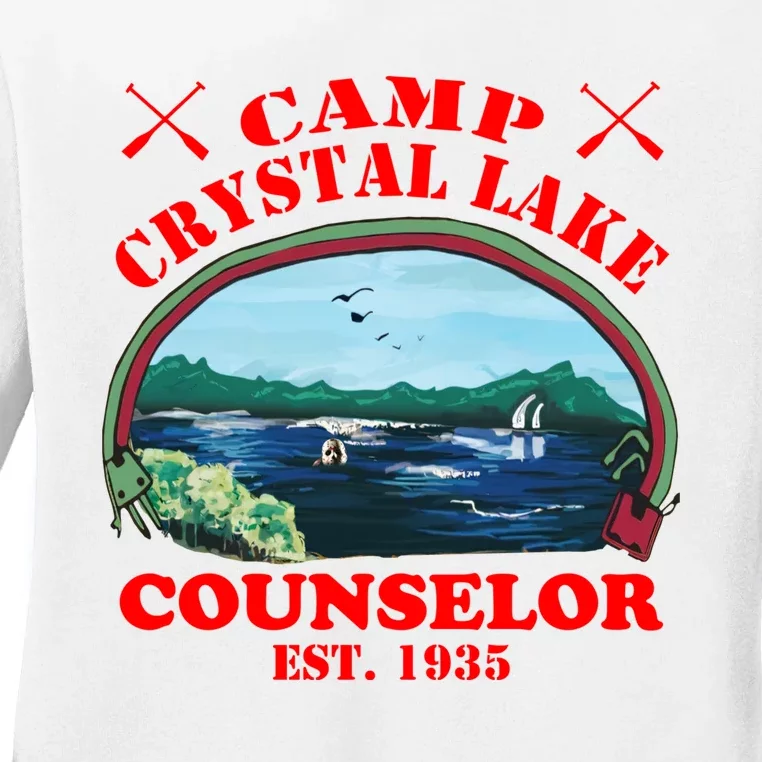 Camp Crystal Lake Ladies Long Sleeve Shirt