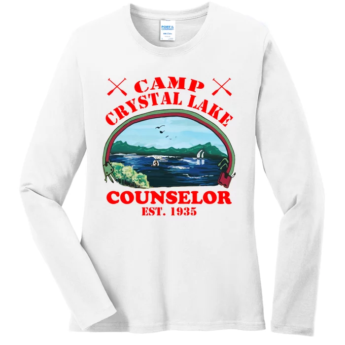 Camp Crystal Lake Ladies Long Sleeve Shirt