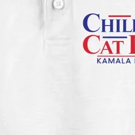 Childless Cat Lady Kamala 2024 Harris Funny President 2024 Dry Zone Grid Performance Polo