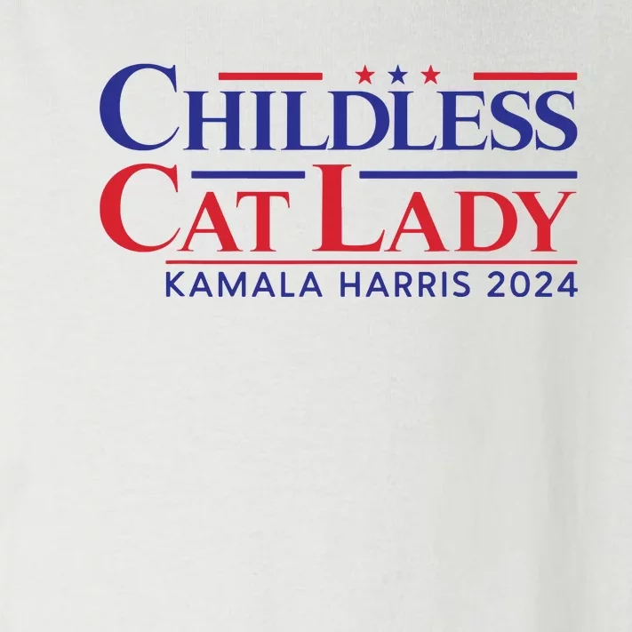 Childless Cat Lady Kamala 2024 Harris Funny President 2024 Toddler Long Sleeve Shirt