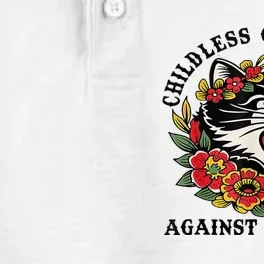 Childless Cat Lady; Childless Cat Ladies Against Fascism Dry Zone Grid Performance Polo