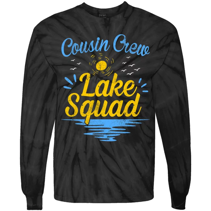 Cousin Crew Lake Squad Tie-Dye Long Sleeve Shirt