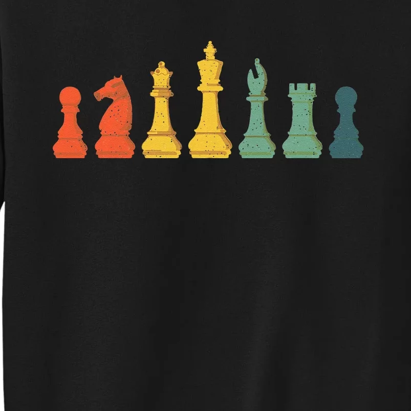 Cool Chess Lover Art Chess Players Novelty Tall Sweatshirt