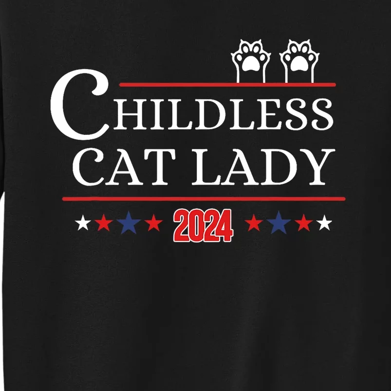 Childless Cat Lady 2024 Pro Kamala Harris Sweatshirt