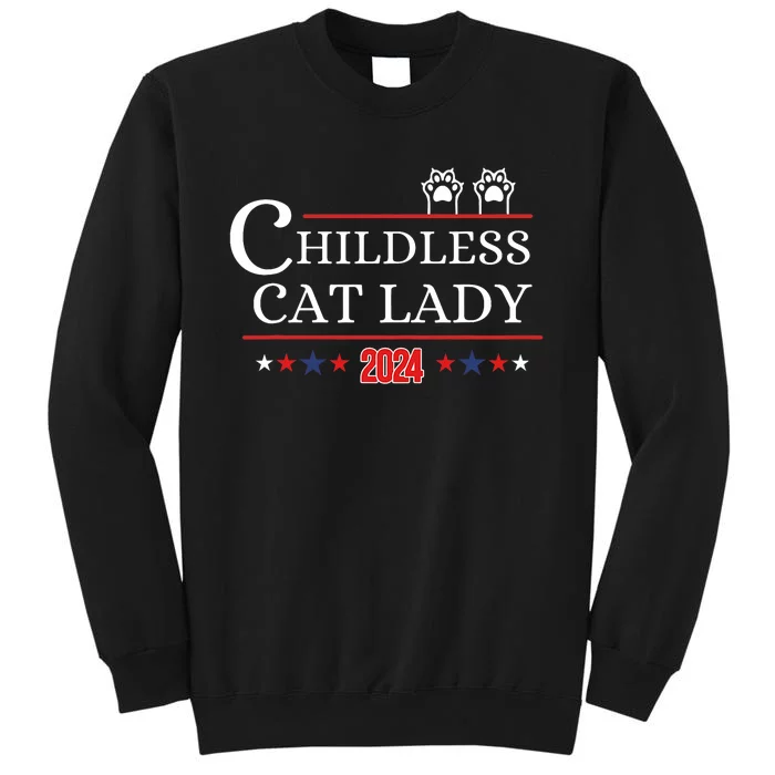 Childless Cat Lady 2024 Pro Kamala Harris Sweatshirt