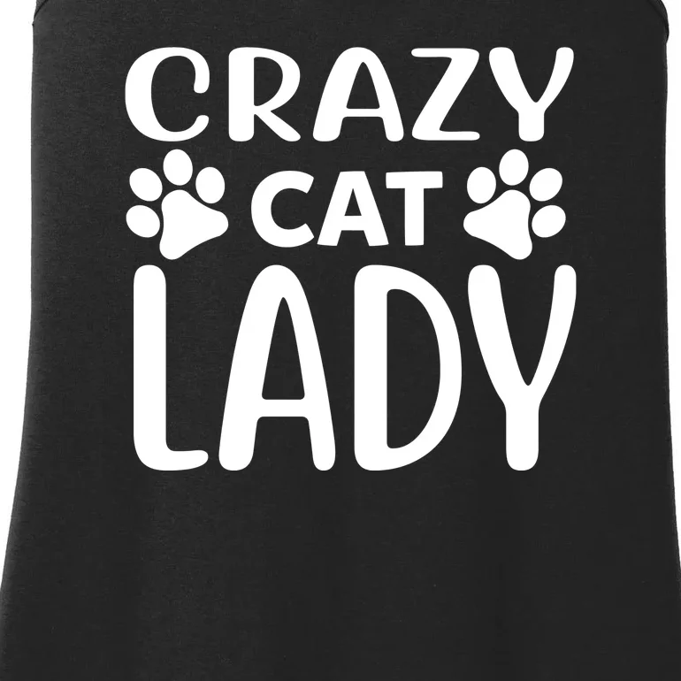 Crazy Cat Lady Ladies Essential Tank