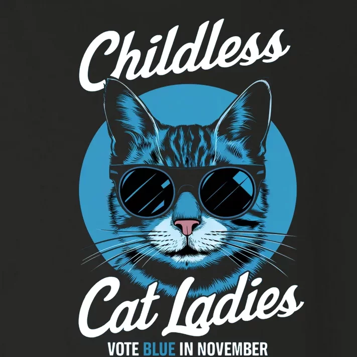 Childless Cat Ladies Vote Blue Graphic Toddler Long Sleeve Shirt