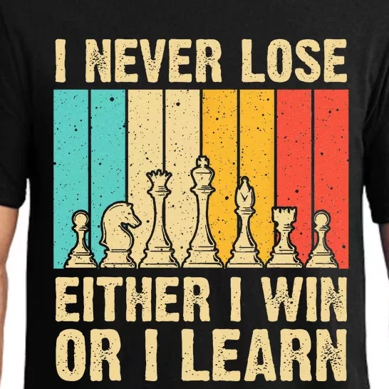 Cool Chess Lover Art Novelty Chess Player Pajama Set