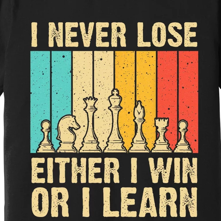 Cool Chess Lover Art Novelty Chess Player Premium T-Shirt