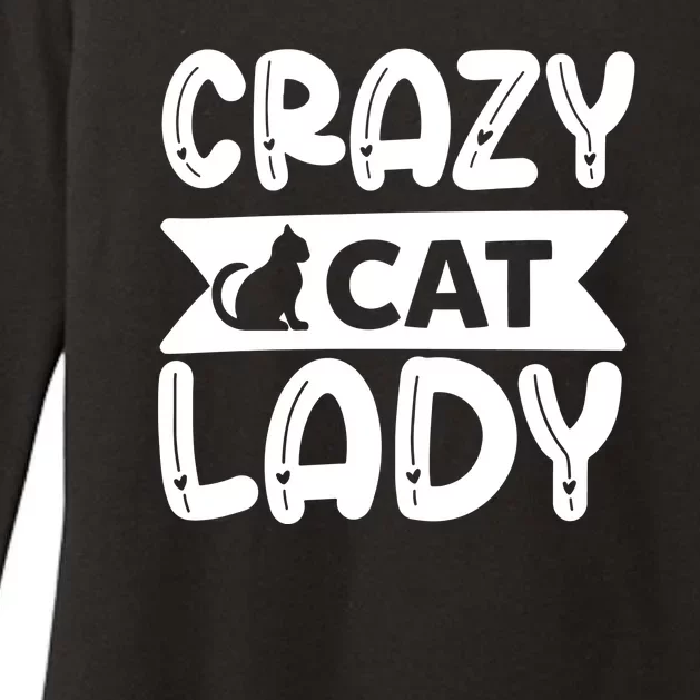 Crazy Cat Lady Womens CVC Long Sleeve Shirt