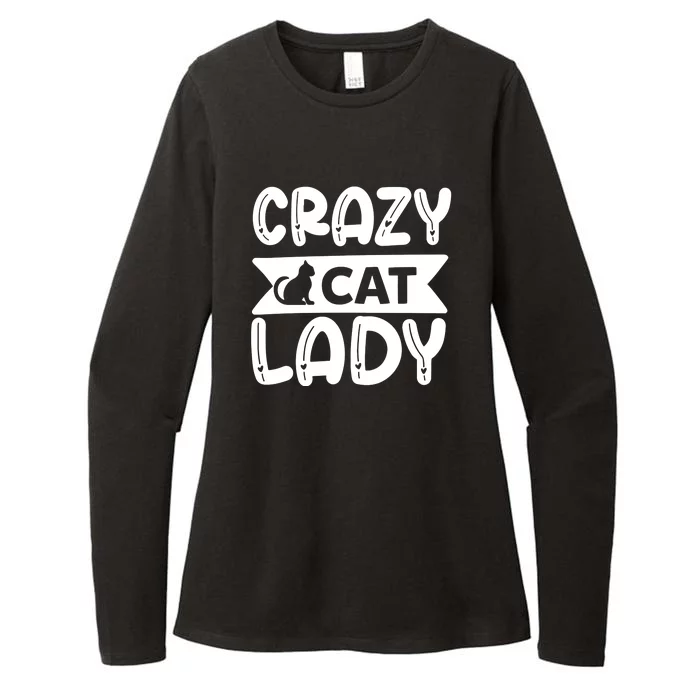 Crazy Cat Lady Womens CVC Long Sleeve Shirt