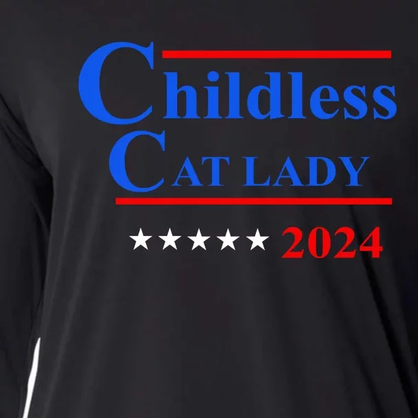 Childless Cat Lady 2024 Cooling Performance Long Sleeve Crew