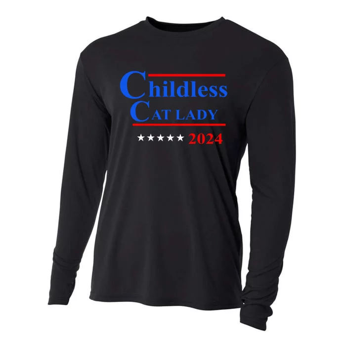 Childless Cat Lady 2024 Cooling Performance Long Sleeve Crew