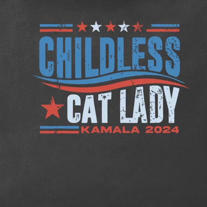 Childless Cat Lady Kamala 2024 Zip Tote Bag