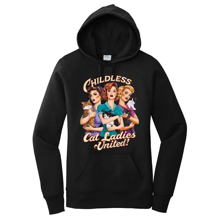 Childless Cat Ladies Women's Pullover Hoodie