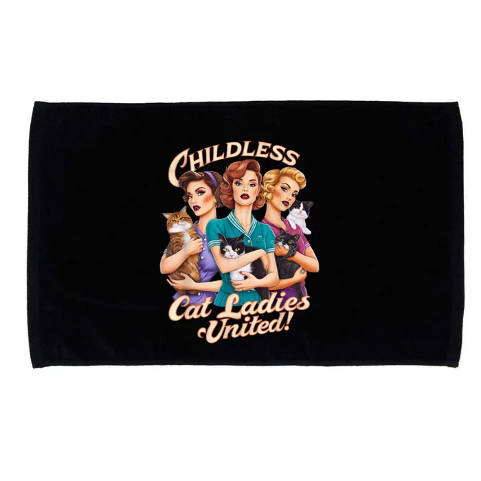 Childless Cat Ladies Microfiber Hand Towel