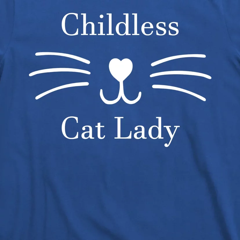 Childless Cat Lady Whiskers Pro Kamala Harris T-Shirt