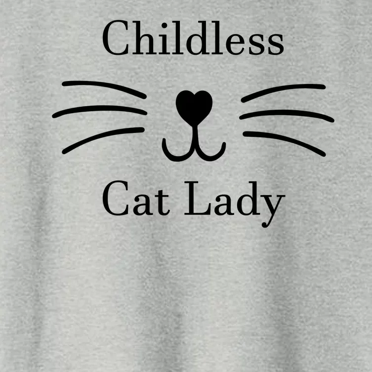 Childless Cat Lady Whiskers Pro Kamala Harris Women's Crop Top Tee