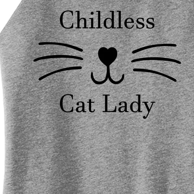 Childless Cat Lady Whiskers Pro Kamala Harris Women’s Perfect Tri Rocker Tank