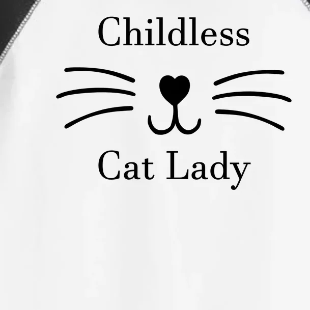 Childless Cat Lady Whiskers Pro Kamala Harris Toddler Fine Jersey T-Shirt