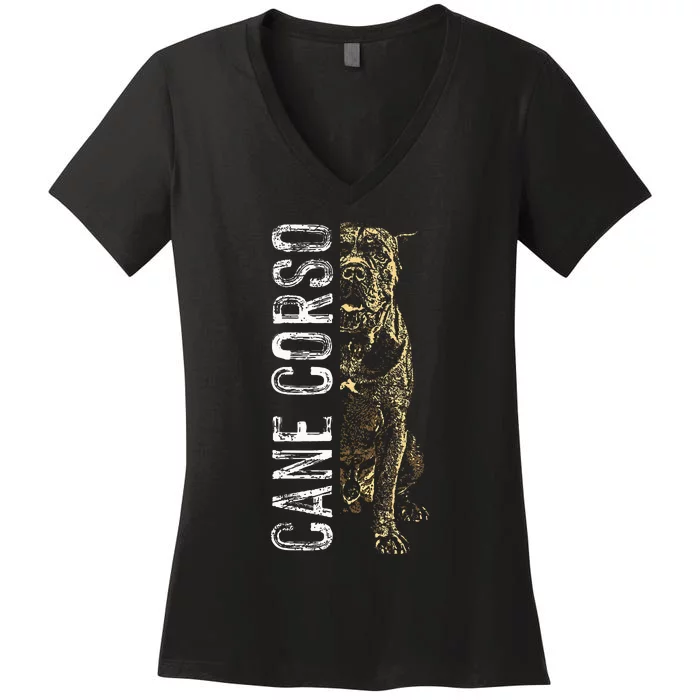 Cane Corso Lover Italian Dog Pet Cane Corso Women's V-Neck T-Shirt