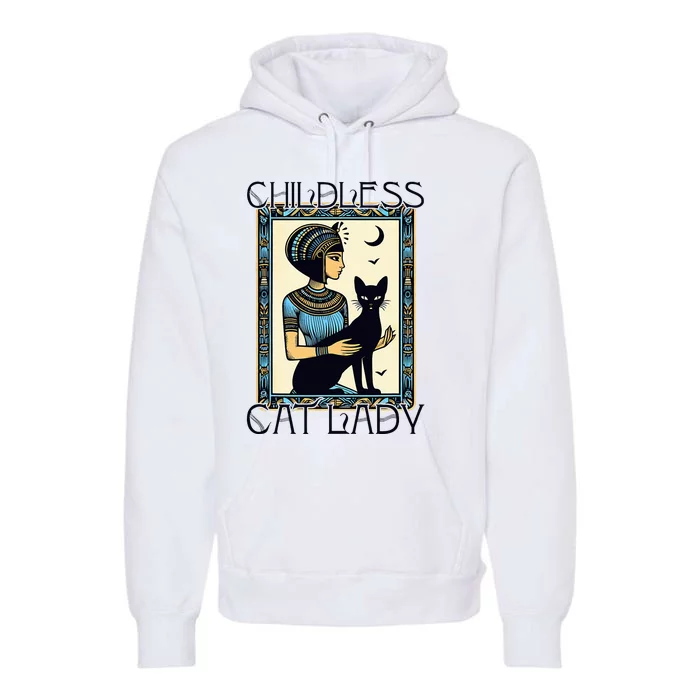 Childless Cat Ladies Funny Cat Premium Hoodie