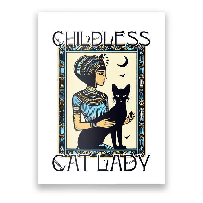 Childless Cat Ladies Funny Cat Poster