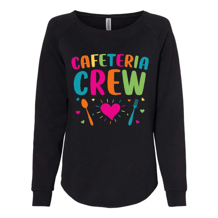 Cafeteria Crew Lunch Lady Back to School Novelty Womens California Wash Sweatshirt