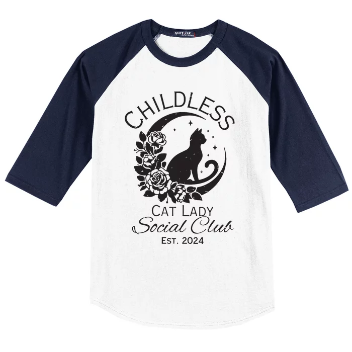 Childless Cat Lady Baseball Sleeve Shirt